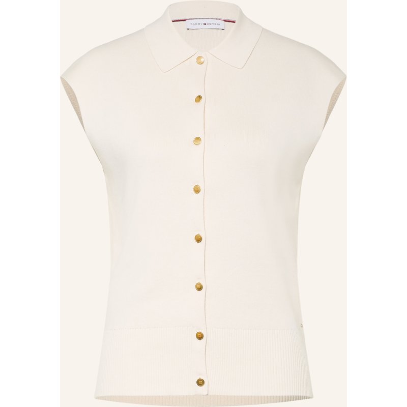 Tommy Hilfiger Strickweste weiss