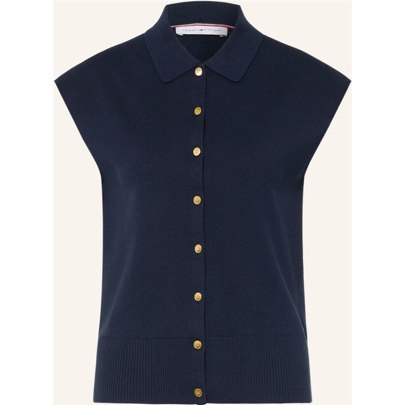 Tommy Hilfiger Strickweste blau