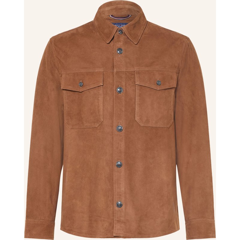 Tommy Hilfiger Overjacket Aus Leder braun