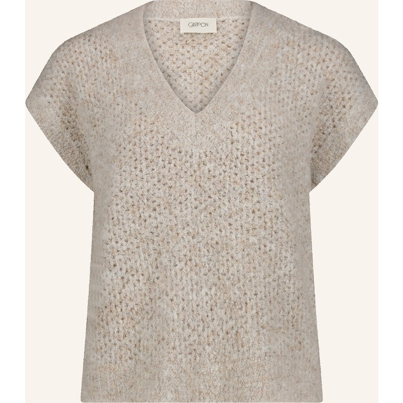 Cartoon Strickshirt beige