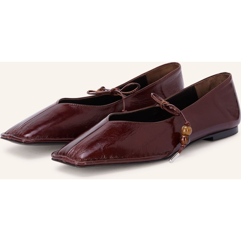 Alohas Ballerinas Sway Mit Schmucksteinen braun
