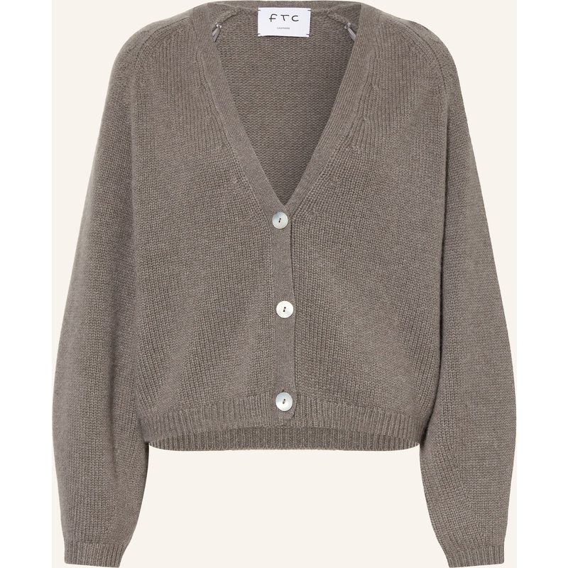Ftc Cashmere Strickjacke Aus Cashmere gruen