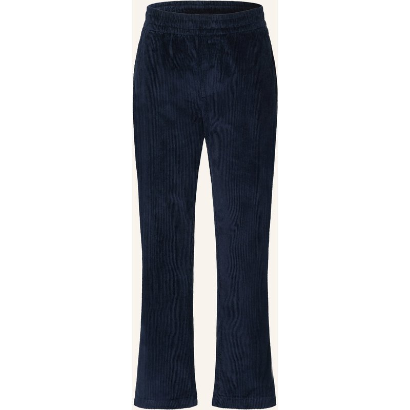 Nowadays Cordhose Im Jogging-Stil Regular Fit blau