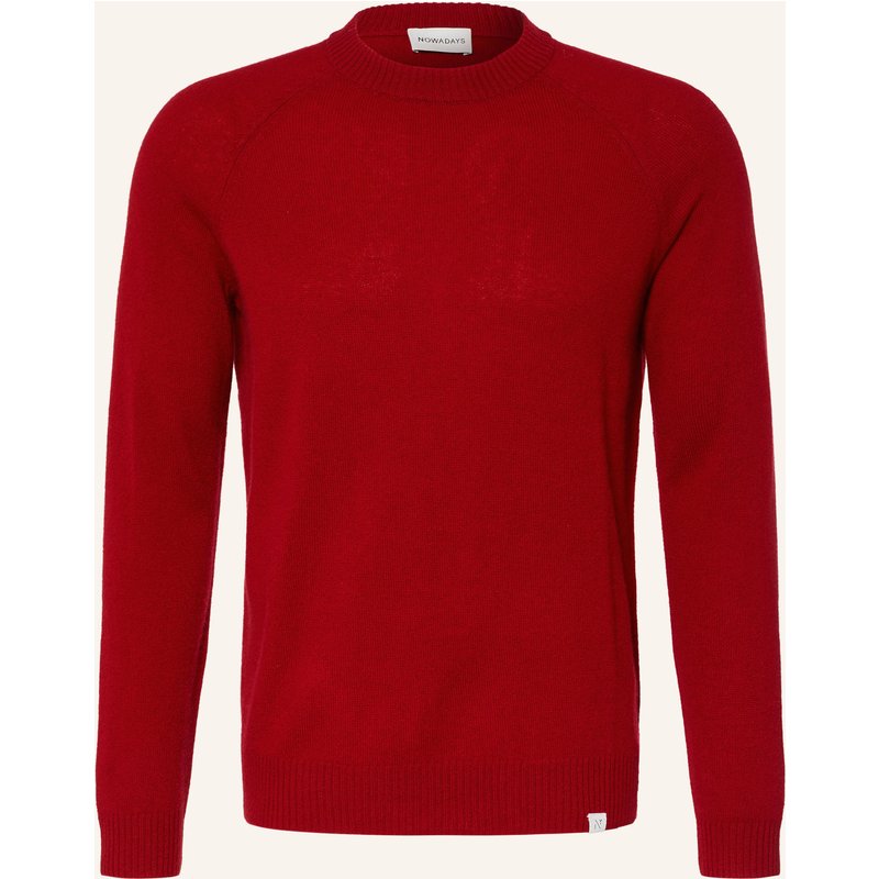 Nowadays Cashmere-Pullover rot