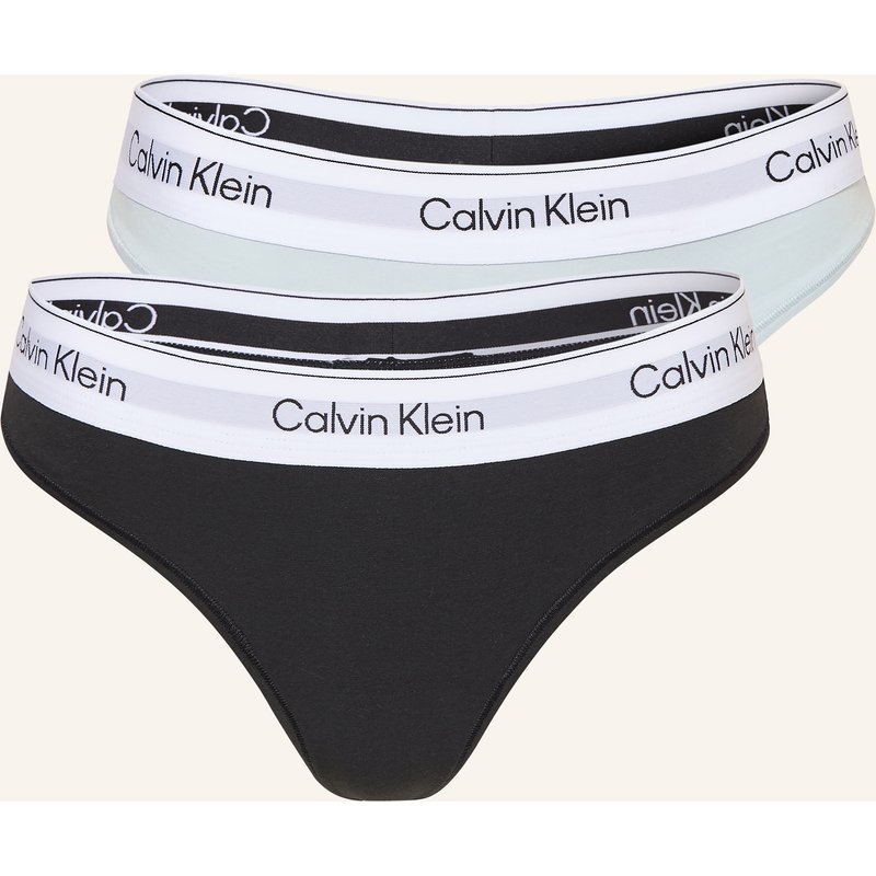 Calvin Klein 2er-Pack Strings Icon Cotton Modal blau