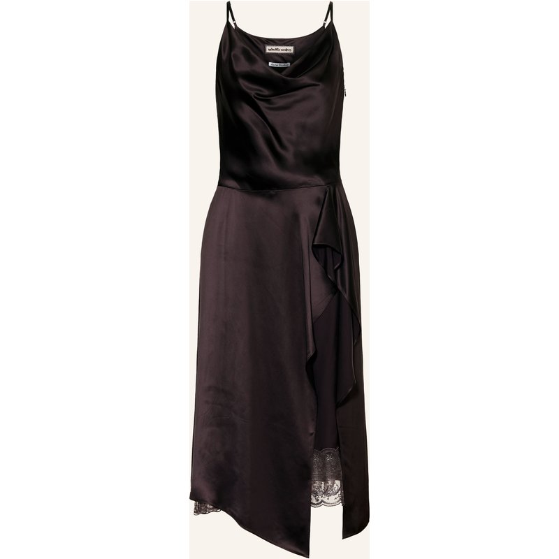 Acne Studios Cocktailkleid Mit Volants Und Spitze braun