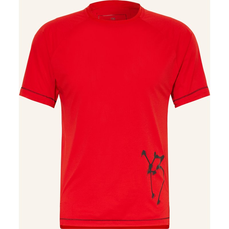 Y-3 Funktionsshirt Gfx Run rot