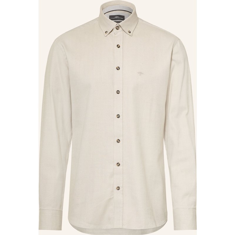 Fynch-Hatton Hemd Regular Fit weiss