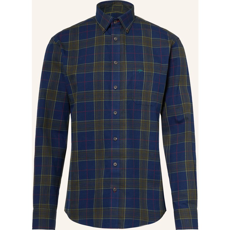 Fynch-Hatton Hemd Regular Fit blau