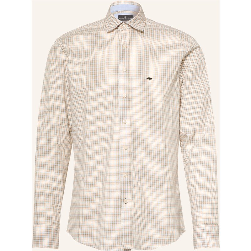 Fynch-Hatton Hemd Regular Fit orange