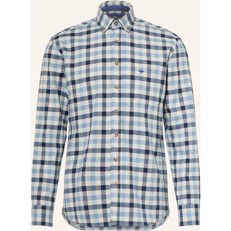 Fynch-Hatton Hemd Regular Fit blau