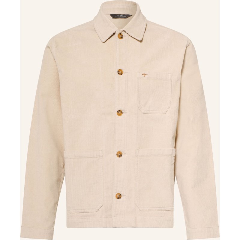 Fynch-Hatton Cord-Overshirt beige