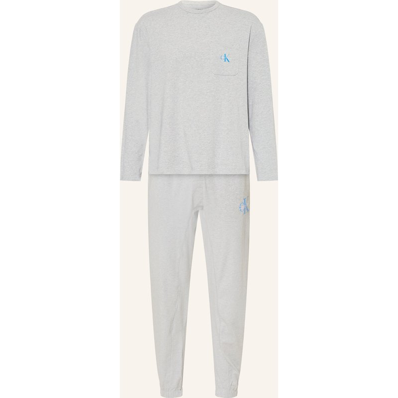 Calvin Klein Schlafanzug Monogram grau