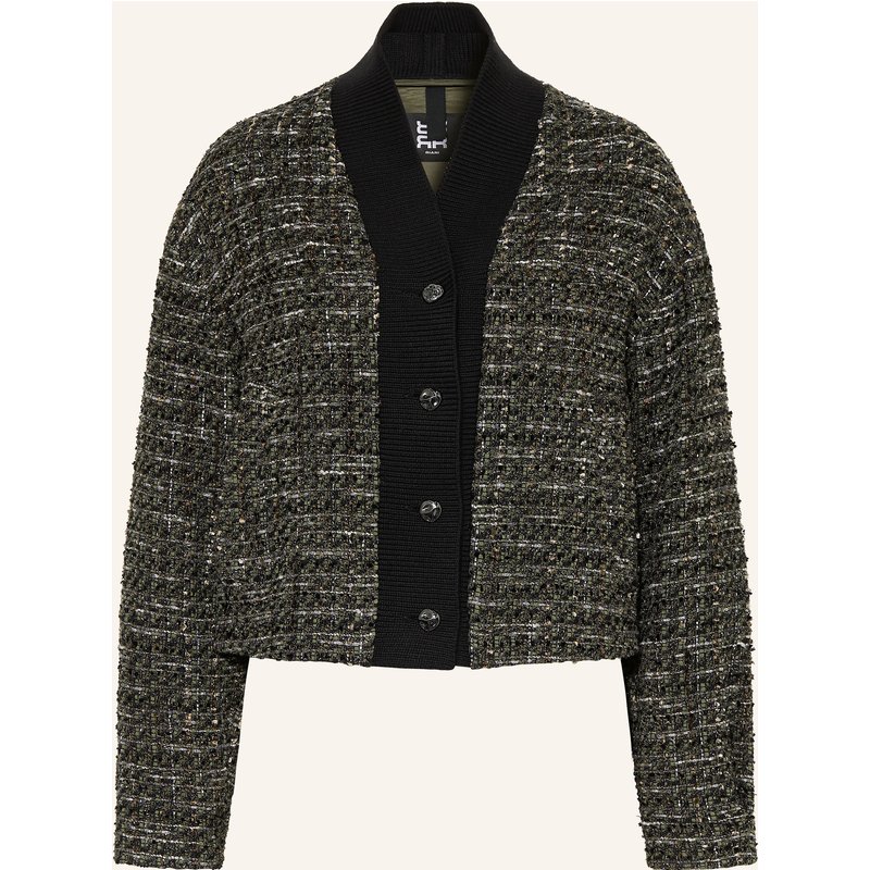 Riani Kastenjacke Aus Bouclé Mit Glitzergarn gruen