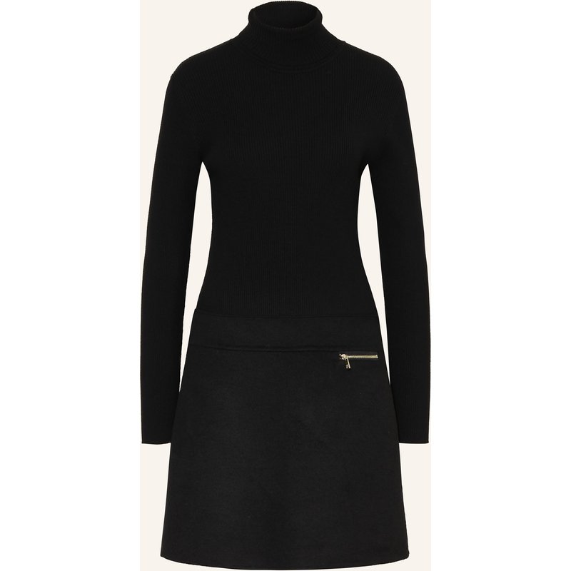 Riani Kleid Im Materialmix schwarz