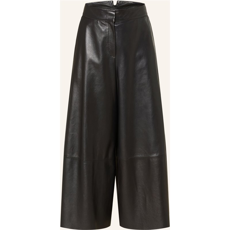 Riani Leder-Culotte grau