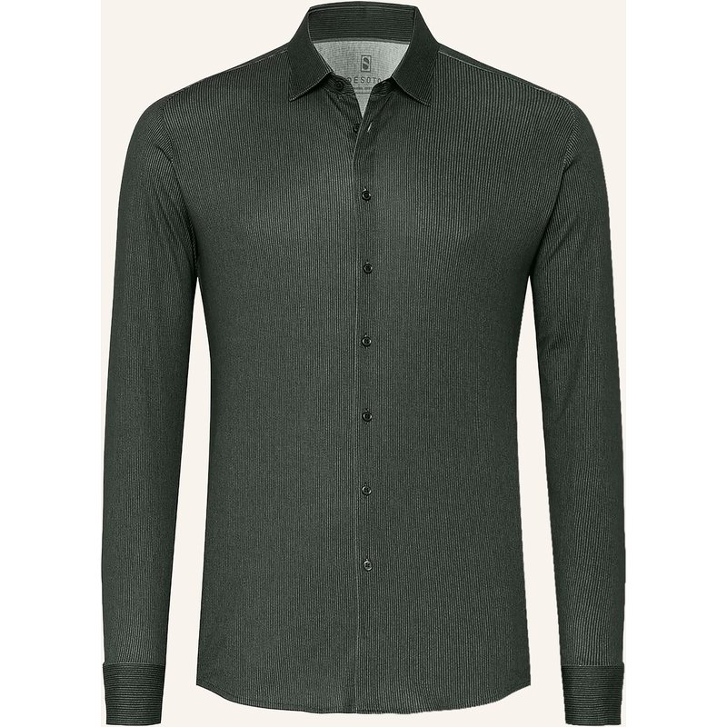 Desoto Jerseyhemd Slim Fit gruen