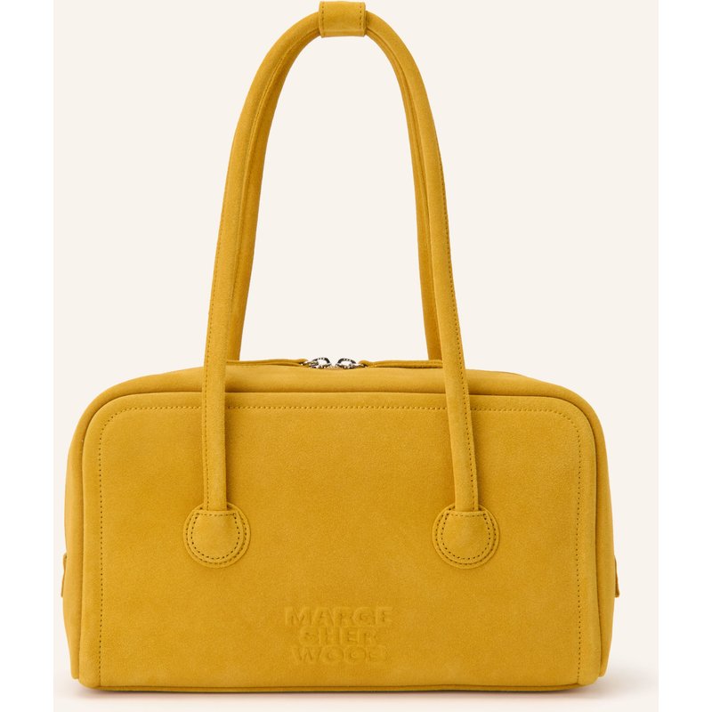 Marge Sherwood Schultertasche Soft Boston Small gelb