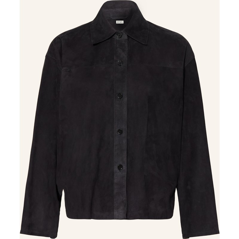 Arma Lederjacke blau