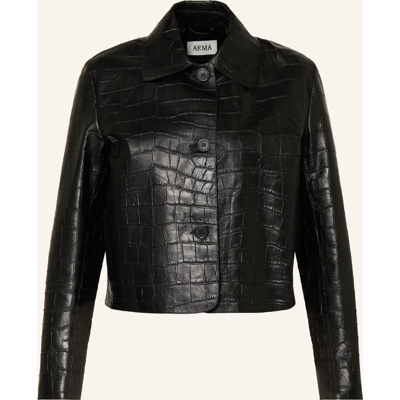 Arma Lederjacke Emy schwarz