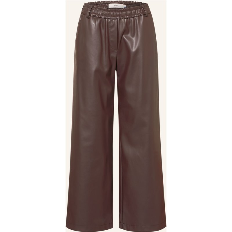 Brax Culotte Maine In Lederoptik braun