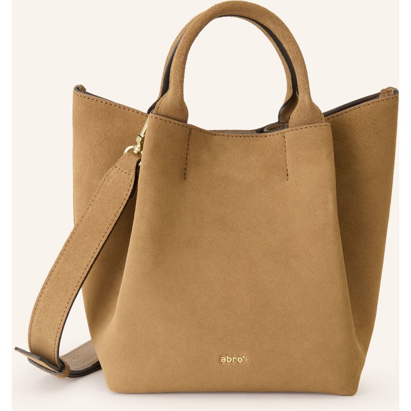 Abro Handtasche Essential Mit Pouch braun
