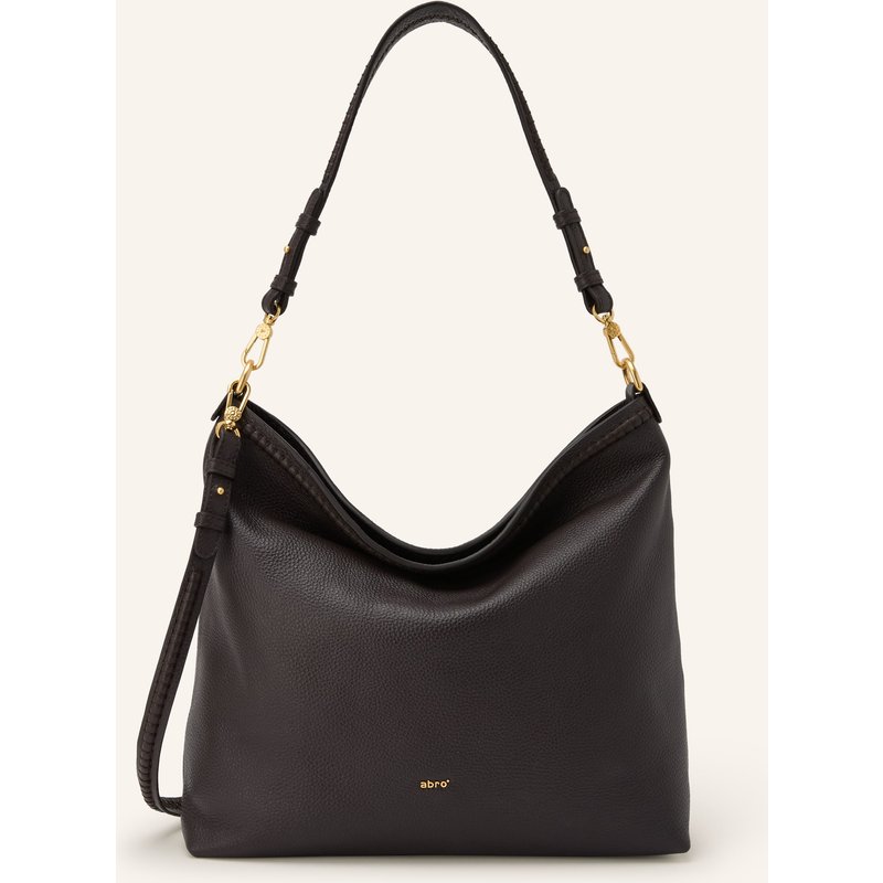 Abro Beuteltasche Signature braun