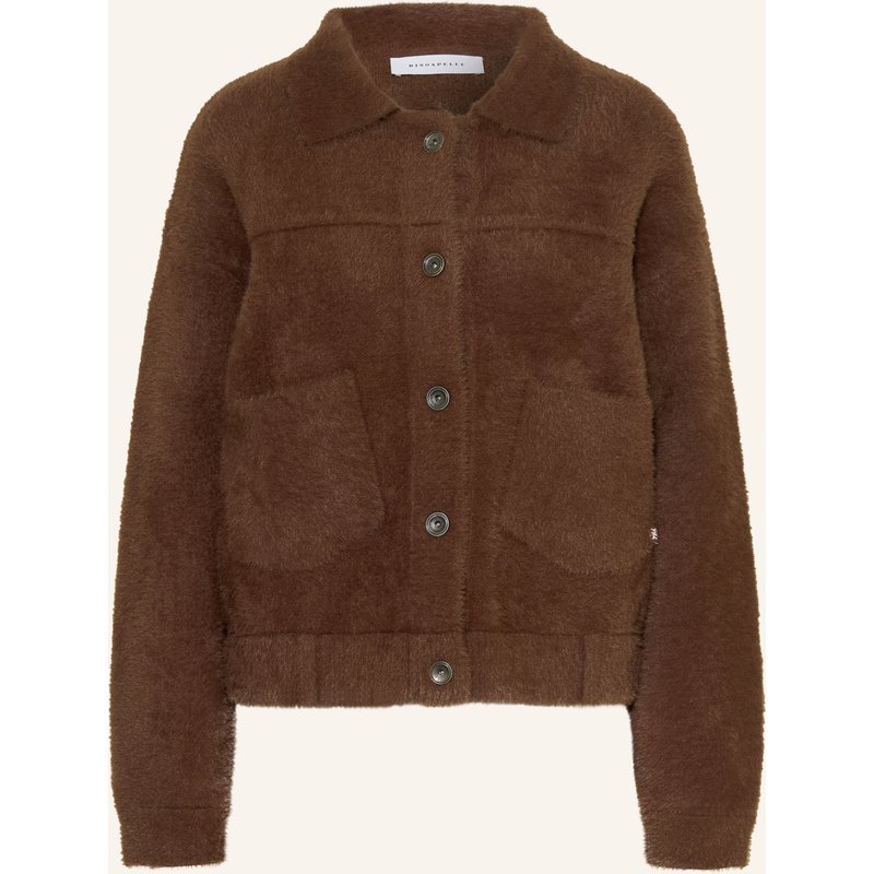 Rino & Pelle Strickjacke Bubbly braun