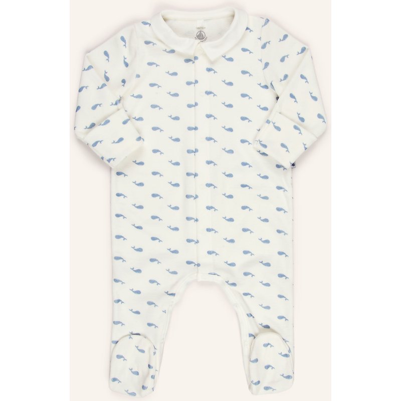 Petit Bateau Nicki-Strampler weiss