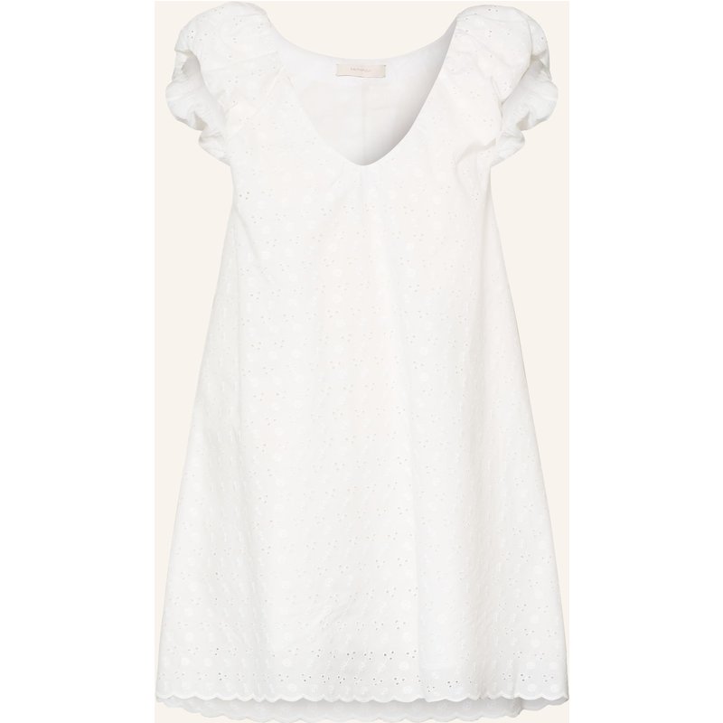 Faithfull The Brand Kleid Clementina Aus Lochspitze weiss