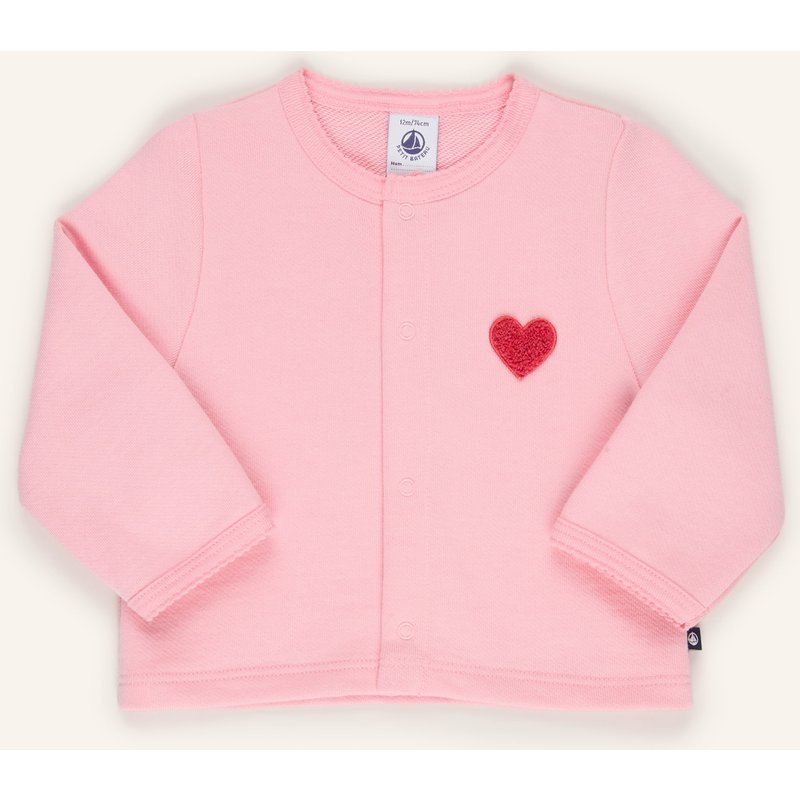 Petit Bateau Sweatjacke rosa