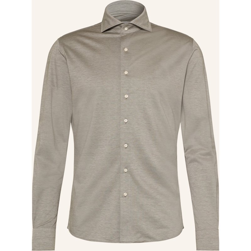 Profuomo Hemd Slim Fit gruen