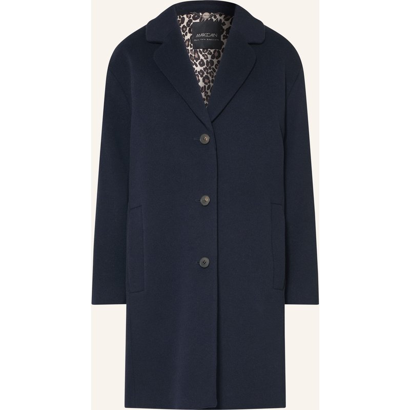 Marc Cain Wollmantel blau