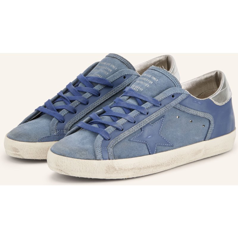 Golden Goose Sneaker Super-Star blau