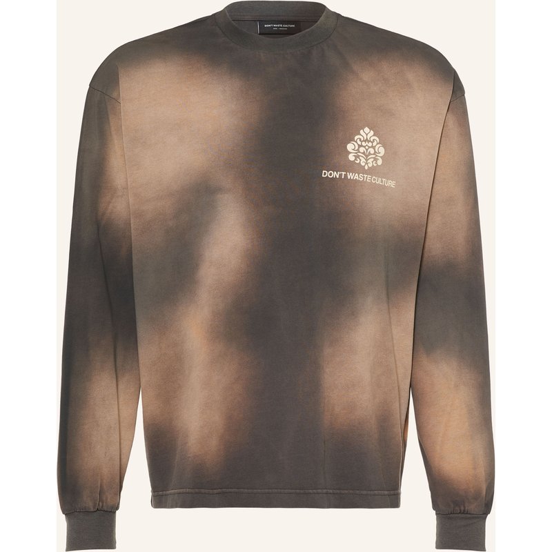 Don't Waste Culture Longsleeve Fade grau