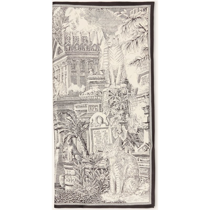 Inoui Editions Seidentuch Piranesi schwarz
