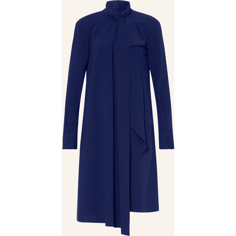 Dorothee Schumacher Cocktailkleid Statement Drape Mit Schluppe blau