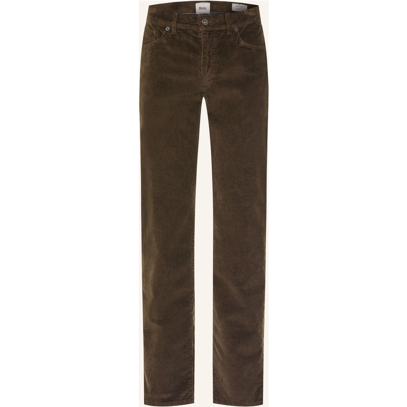 Brax Cordhose Cadiz Straight Fit braun