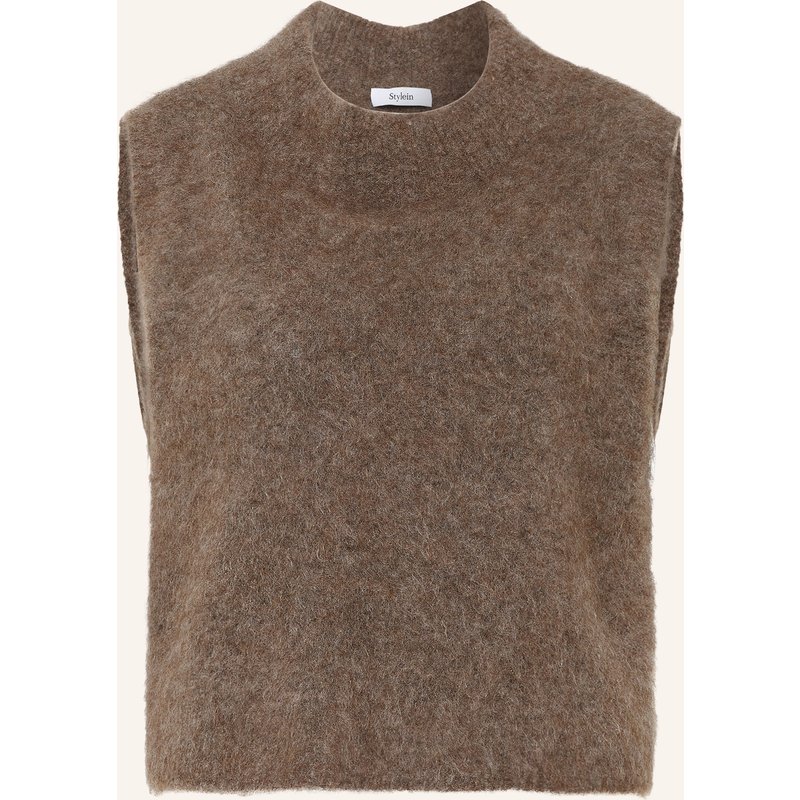 Stylein Stricktop Nellie Mit Mohair braun