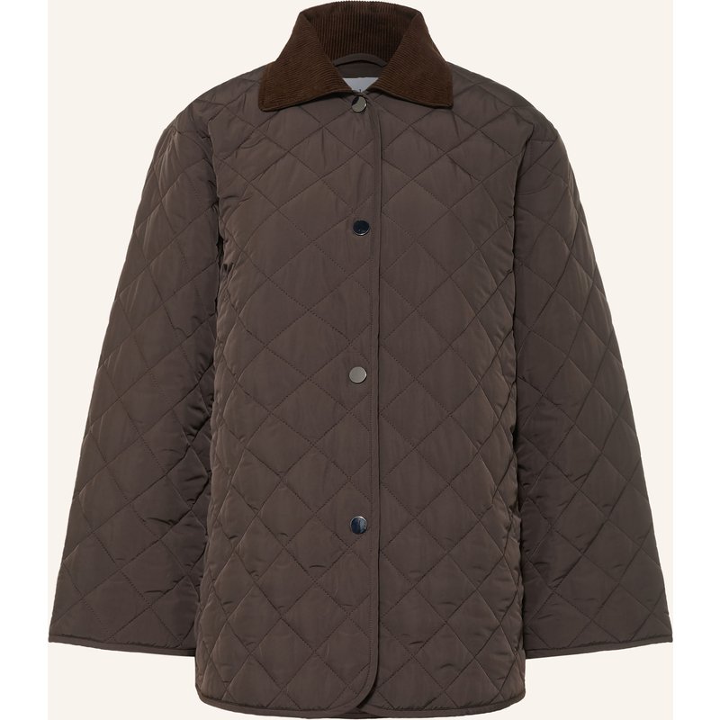 Stylein Steppjacke Sabria Aus Cord braun