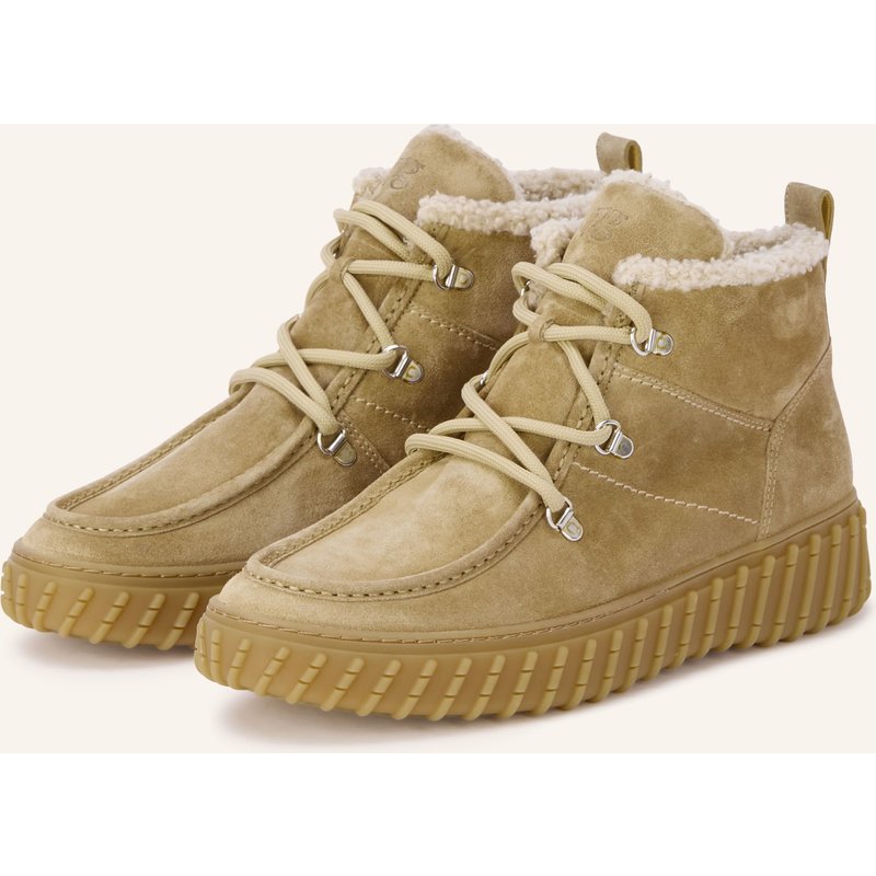 Paul Green Schnürboots beige