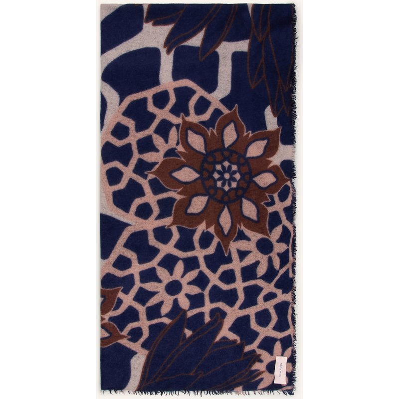 Purschoen Cashmere-Schal Neo Zahara blau