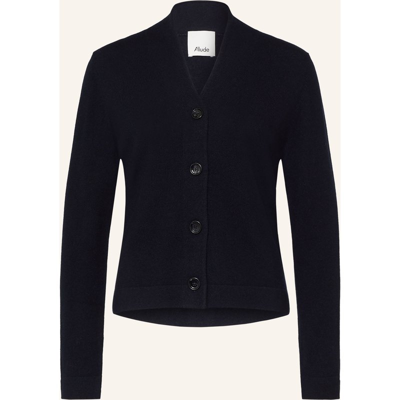 Allude Strickjacke Mit Cashmere blau