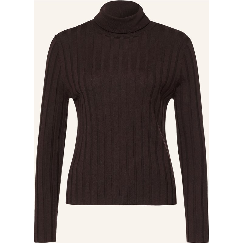 Allude Rollkragenpullover braun