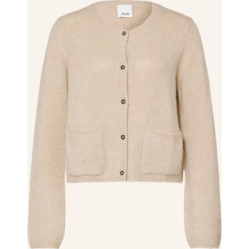 Allude Strickjacke Mit Cashmere beige