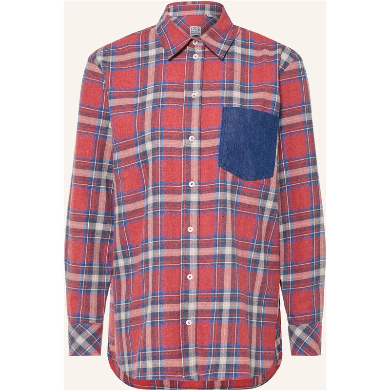 Emily Van Den Bergh Hemdbluse Aus Flanell rot