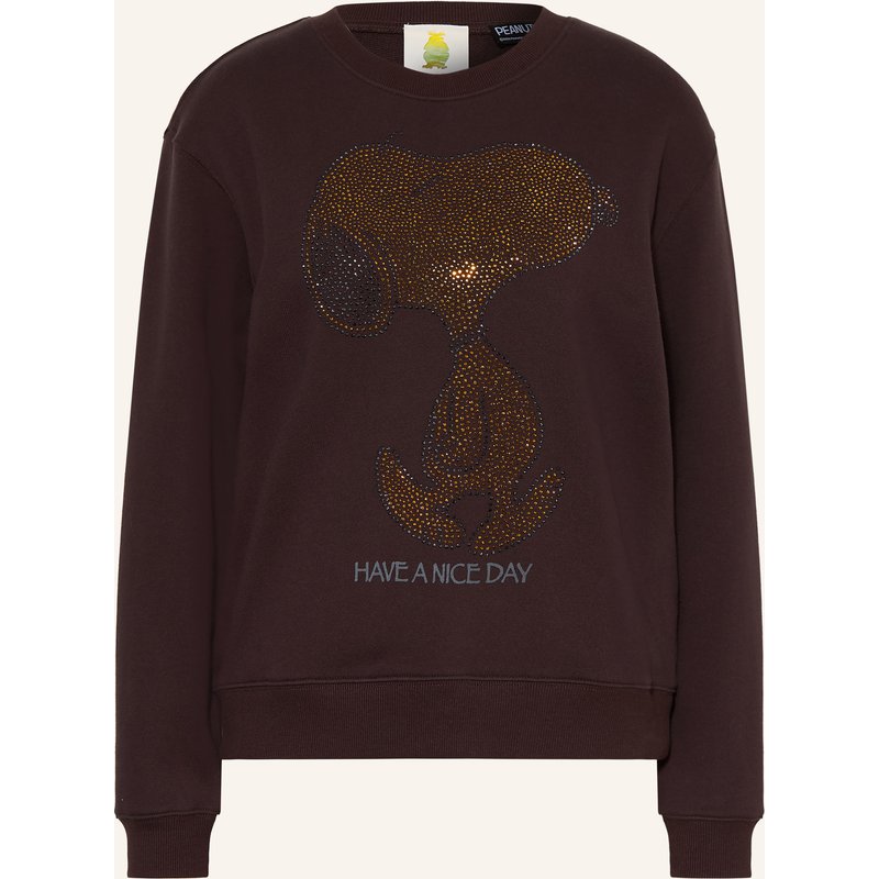 Princess Goes Hollywood Sweatshirt Mit Schmucksteinen braun