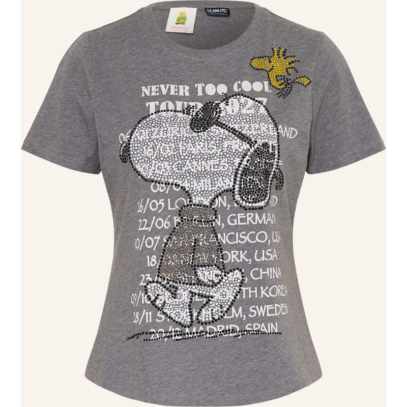 Princess Goes Hollywood T-Shirt Mit Schmucksteinen grau