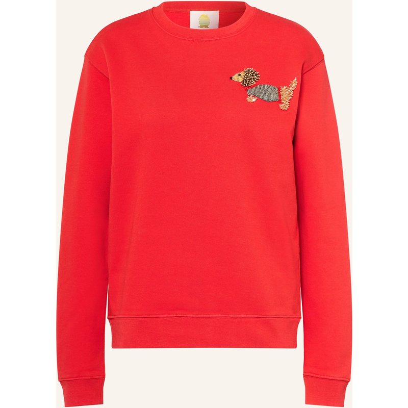 Princess Goes Hollywood Sweatshirt Mit Schmuckperlen rot