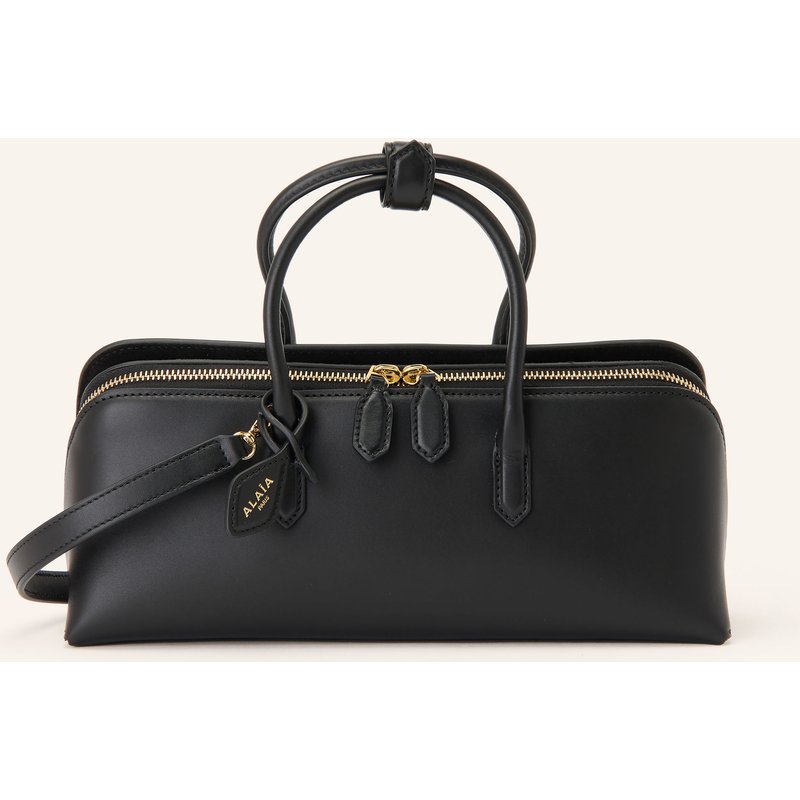 Alaïa Schultertasche Delta Small schwarz